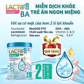 Sữa mát Lactomin BA ( trên 1 tuổi)- Hấp thụ, tiêu hóa