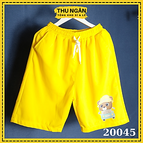 Quần Short Unisex Họa Tiết Trơn Cho Nam Nữ Chất Đẹp 20045
