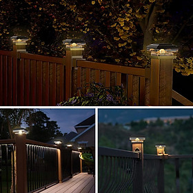 Đèn Trang Trí Sân Vườn SOLAR COLUMN LAMP EUROTECH Sạc Năng Lượng Mặt Trời, Chống Nước - Home Decor Furniture