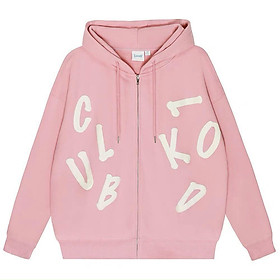 Áo Hoodie Nỉ Có Mũ Form Rộng Dây Kéo Nhiều Màu Unisex Nam Nữ Ulzzang