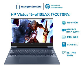 Mua Laptop HP Victus 16-e1105AX 7C0T0PA R5-6600H | 16GB | 512GB |RTX 3050Ti 4GB |144Hz Hàng chính hãng