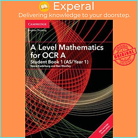 Sách - A Level Mathematics for OCR A Student Book 1 (AS/Year 1) with Cambridg by Vesna Kadelburg (UK edition, paperback)