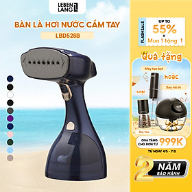 Bàn là hơi nước cầm tay Lebenlang công suất 1500W, dung tích 300ml model LBD528G - hàng chính hãng - Màu xanh blue