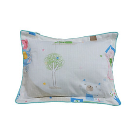 Áo gối nằm cho bé Hometex có bèo cotton in hoa
