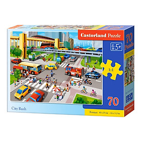 Xếp hình puzzle City Rush 70 mảnh CASTORLAND B0070039