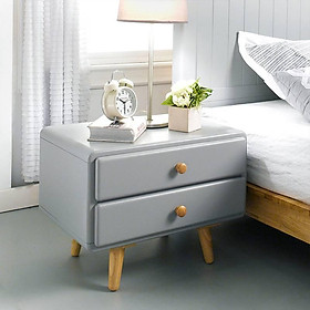 Mua Tủ Đầu Giường 2 Ngăn Kéo Rora - BSK2RORG - Grey