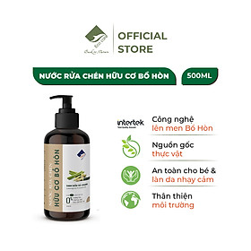 Nước Rửa Chén Hữu Cơ Bồ Hòn Và Tinh Dầu Sả Chanh 500ml thương hiệu Ecocare