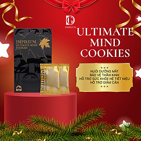Bánh Cookies Imperium Ultimate Mind Cải Thiện Chức Năng Não, Trí Nhớ, Khả Năng Tập Trung Và Chức Năng Nhận Thức, Thích Hợp Để Tặng Bạn Bè, Người Thân, Đồng Nghiệp, Cấp Trên [30 Gói / Hộp]