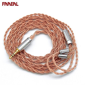 Dây cáp FAAEAL mạ vàng 3.5/2.5/4.4mm 2 chân mm MCX cho tai nghe KZ TFZ Shure SE215