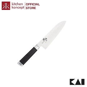 Mua KAI - Seki Magoroku Damascus - Dao Santoku - 16.5cm