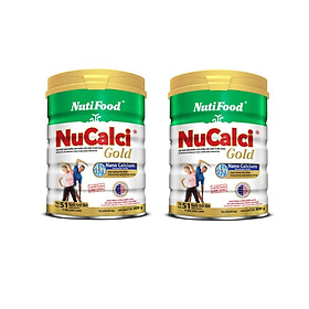 2 Hộp Sữa Bột Nucalci Gold 51 Tuổi Trở Lên (Lon Thiếc 800g)