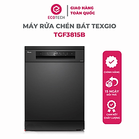 Mua Máy Rửa Chén Bát Texgio 15 Bộ TGF3815B- Hé cửa tự động  Hàng nhập khẩu