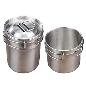 Stainless Steel Camping Mug Foldable Handle Water  Mug for Outdoor