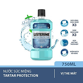 Nước Súc Miệng Ngăn Ngừa Vôi Răng Listerine Tartar Protection