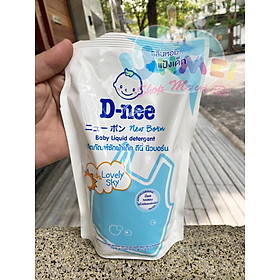 Dung Dịch Giặt Quần Áo Cho Bé D-Nee - Túi 600ml (Xanh)