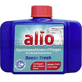 Combo Muối rửa bát Alio 2kg+bột Alio 1.8kg+Bóng 1L dùng cho máy rửa bát