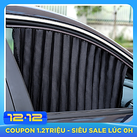 Bộ 4 chiếc Rèm Vải đa năng che nắng cánh cửa ô tô, xe hơi CC21