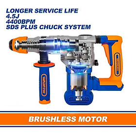 MÁY KHOAN ĐỤC DÙNG PIN 20V- 28MM WADFOW WLM1B282 - HÀNG CHÍNH HÃNG
