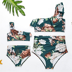 Họ Đồ Tắm Mẹ Bơi Bikini Đồ Bơi Cho Mẹ Và Con Gái Đồ Bơi Nữ Trẻ Em Kid Cho Bé Bãi Biển Đồ Bơi 2019 - Daughter 1 Year(80)