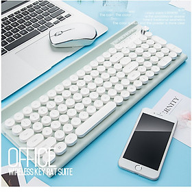 Mua LANGTU LT500 Combo Bộ Bàn Phím Và Chuột Không Dây 2.4G Ergonomic Chơi Game Tắt Tiếng Chuột Bàn Phím Đa Phương Tiện - Hàng Chính Hãng