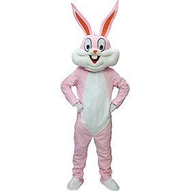 Mascot hoạt náo Thỏ hồng đáng yêu