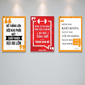 Mua Bộ Tranh treo văn phòng tạo động lực -  PGĐL1163