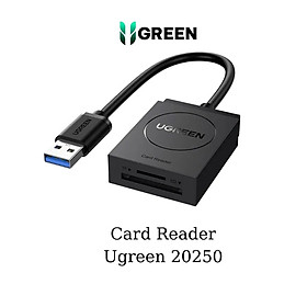 Đầu Lọc Thẻ Nhớ SD / TF Tốc độ đọc Cao Lên Tới 2TB Support Tất Cả Các Hệ điều Hành Hiện Nay Ugreen 20250 Hàng Chính Hãng