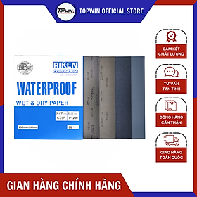 Mua 5 Tờ Giấy Nhám Nước RIKEN C35P Nhật Bản P150-180-240-320-400-600-800 Chính Hãng