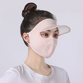 Khẩu trang ninja có chìa chống nắng vải thun thoáng mát che kín mặt thích hợp cả nam và nữ