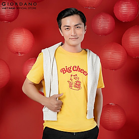 [NEW YEAR DEAL] Áo Thun Nam Ngắn Tay  In Hình Quý Mão Giordano 01093210