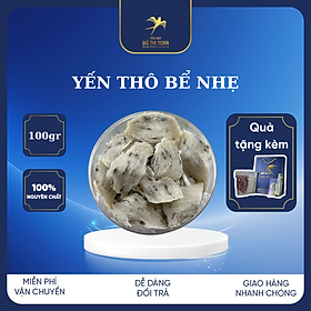 Yến thô bể nhẹ hộp 100gr- Mua yến giá tiết kiệm - Ăn yến giúp sạch phổi - Tặng kèm đường táo nhíp - Yến sào Đỗ Thị Toán
