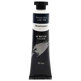 Tuýp Màu Acrylic 45 ml - Renaissance 330 - Phthalo Blue