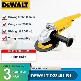 Mua Máy mài góc 2000W DEWALT D28491 đĩa 180mm