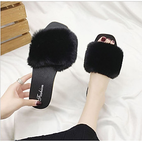Dép Nữ Quai Lông Ngang Đế Dẻo Đế Mềm Thời Trang Đi Chơi Hàng Đẹp Loại 1 D607