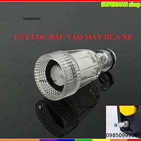 Mua Cút lọc đầu vào Cút nước nối với dây hút của máy rửa xe gia đình mini áp lực - phụ kiện máy xịt rửa xe khớp nối