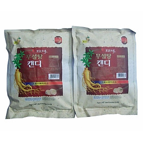 Combo kẹo sâm không đường Korea Red Ginseng (500g)