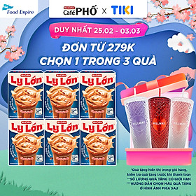 Combo 6 hộp Cà phê Ly Lớn - Maccoffee hộp 10 gói x 26g