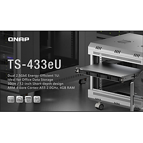 Mua Thiết bị lưu trữ QNAP TS-433eU - Hàng Chính Hãng