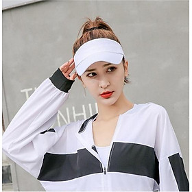 Mũ lưỡi trai nửa đầu không nóc có khóa sau - thoáng mát dành cho chị em chơi thể thao