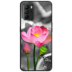 Ốp lưng cho Oppo A15 - A15s - Oppo A35 4G - A17 - A17K - Oppo A57 - A95 5G - Sen Hồng Tâm An - Hàng Chính Hãng