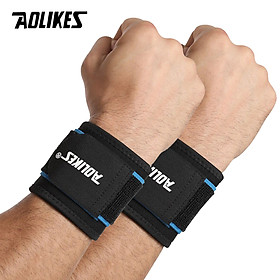 Bộ 2 băng quấn bảo vệ cổ tay tập gym AOLIKES A-7938 Sport wrist support