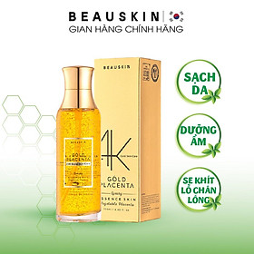 Nước Hoa Hồng BEAUSKIN Placenta Gold Luxury 24k 130ml Làm Sạch Da, Se Khít Lỗ Chân Lông - BSTN0700210