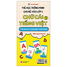 Thẻ Học Thông Minh Cho Bé Vào Lớp 1 - Chữ Cái Tiếng Việt 2