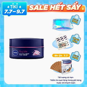Kem Dưỡng Nivea Ngọc Trai Làm Sáng Da Ban Đêm 50ml 5 in 1 Pearl Filler Pearl White Night Face Cream - 86740