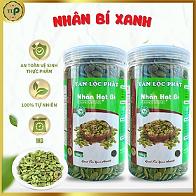 NHÂN HẠT BÍ TÂN LỘC PHÁT COMBO 1KG - MỖI HŨ 500G