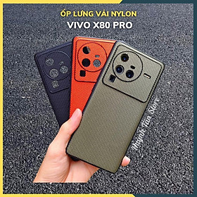 Ốp lưng x80 pro bảo vệ camera chống vân tay nhựa dẻo vải nylon nhiều màu phụ kiện điện thoại huỳnh tân store