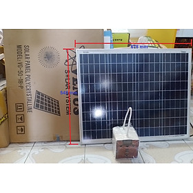 Mua Bộ Tấm pin năng lượng mặt trời 50w và bộ lưu điện Pin lithium 120 W (Sử dụng cho camera)
