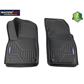 Thảm lót sàn ô tô Audi Q8 2019 - 2020 Nhãn hiệu Macsim chất liệu nhựa TPV cao cấp màu đen