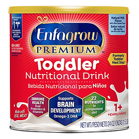 Sữa Bột Enfagrow Premium Toddler Hương Sữa Tự Nhiên (680g)