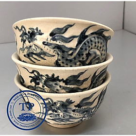 Mua BÁT CÚNG CƠM RỒNG NỐI CHẤT LIỆU MEN RẠN HANH15027